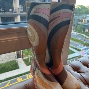 Emilio Pucci Rain/Rubber Boots